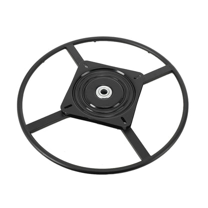 ECUTEE Seat Swivel Plate Chair Recliner Base Bracket Rotating Base Rotate Swivel Chair Base Mechanism Hinge 60cm Diameter for DIY Round Chair or