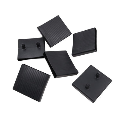 WANGCL 6PCS Bed Slat Centre Caps Holders For Replacement Plastic Bed Slat Holders, For Single And Double Beds 65mm x 9mm Black