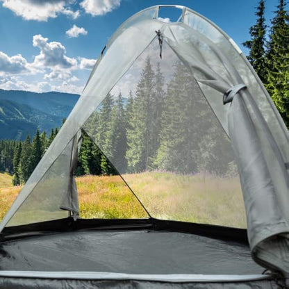 Forceatt Tent, 1/2 Person Two Doors Camping Tent, Ultralight Waterproof 1-2 Man Tent,Quick To Set Up,Portable,for Camping,Motorcycle Travel, Backpacking