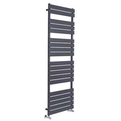 Warmehaus Flat Panel Heated Towel Rail Grey Anthracite Radiator 1800x600mm