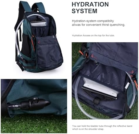 MOUNTAINTOP 35L Unisex Hiking Backpacks Lightweight Trekking Rucksack Light Daypacks for Travel Camping Climbing Mountaineer Outdoor Sport