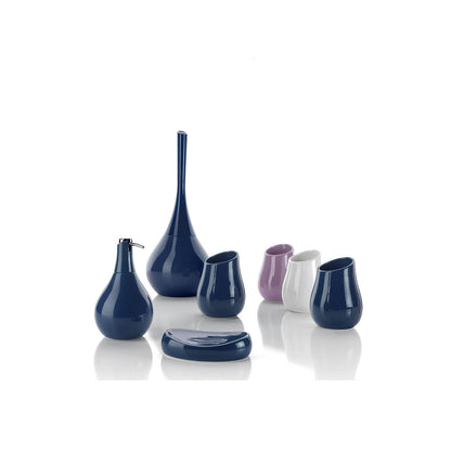 Gedy Adelaide soap, Measures and Weight: 2.7 x 12.4 x 9 cm & 0.2 kg, Solid Ceramic Soap Holder, White Finish, R&D Design, 2 Year Warranty, Unique