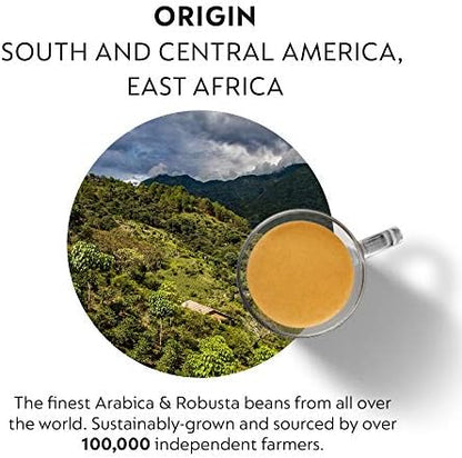 Nespresso Original Coffee Pods, 50 Mixed Pack - 10 Arpeggio, 10 Ristretto, 10 Capriccio, 10 Roma, 10 Livanto Capsules for Nespresso Machines. Make Espressos, Cappuccino and Macchiato. Recyclable Pods