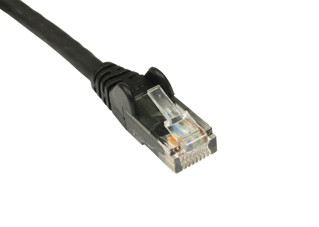 World of Data 10m BLACK CAT6 Network Cable - Ethernet - LAN - Patch - Compatible with Internet, Broadband, Router, Hub, Modem-10/100/1000 - Gigabit 5