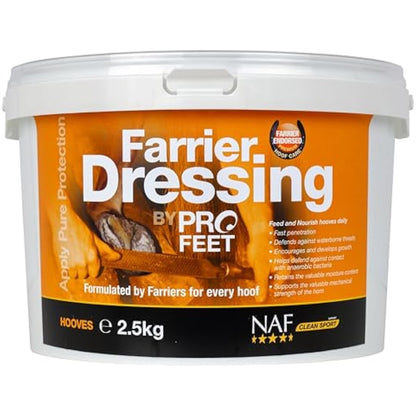 NAF Profeet Farrier Hoof Dressing 2.5kg – Professional Daily Hoof Conditioner – Supports Horn Health, Hydration & Growth – With Natural Oils & Nutrients