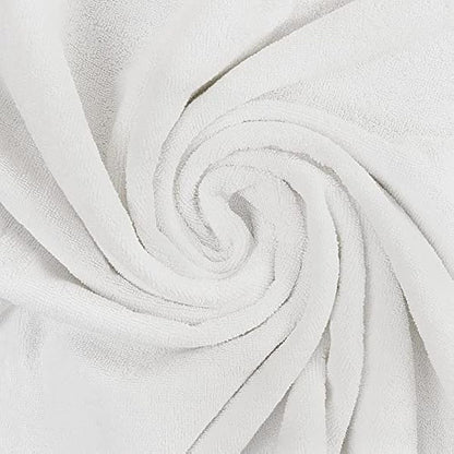 Utopia Towels - Premium Jumbo Bath Sheet (90 x 180 cm, 2 Pack) - 100% Ring Spun Cotton Highly Absorbent and Quick Dry Extra Large Bath Sheet - Super Soft Hotel Quality Towel (White)