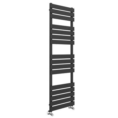 Warmehaus Flat Panel Heated Towel Rail Grey Anthracite Radiator 1600x450mm