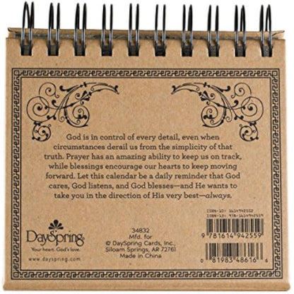 DaySpring - Prayers and Blessings - Large Print - An Inspirational DaySpring DayBrightener - Perpetual Calendar