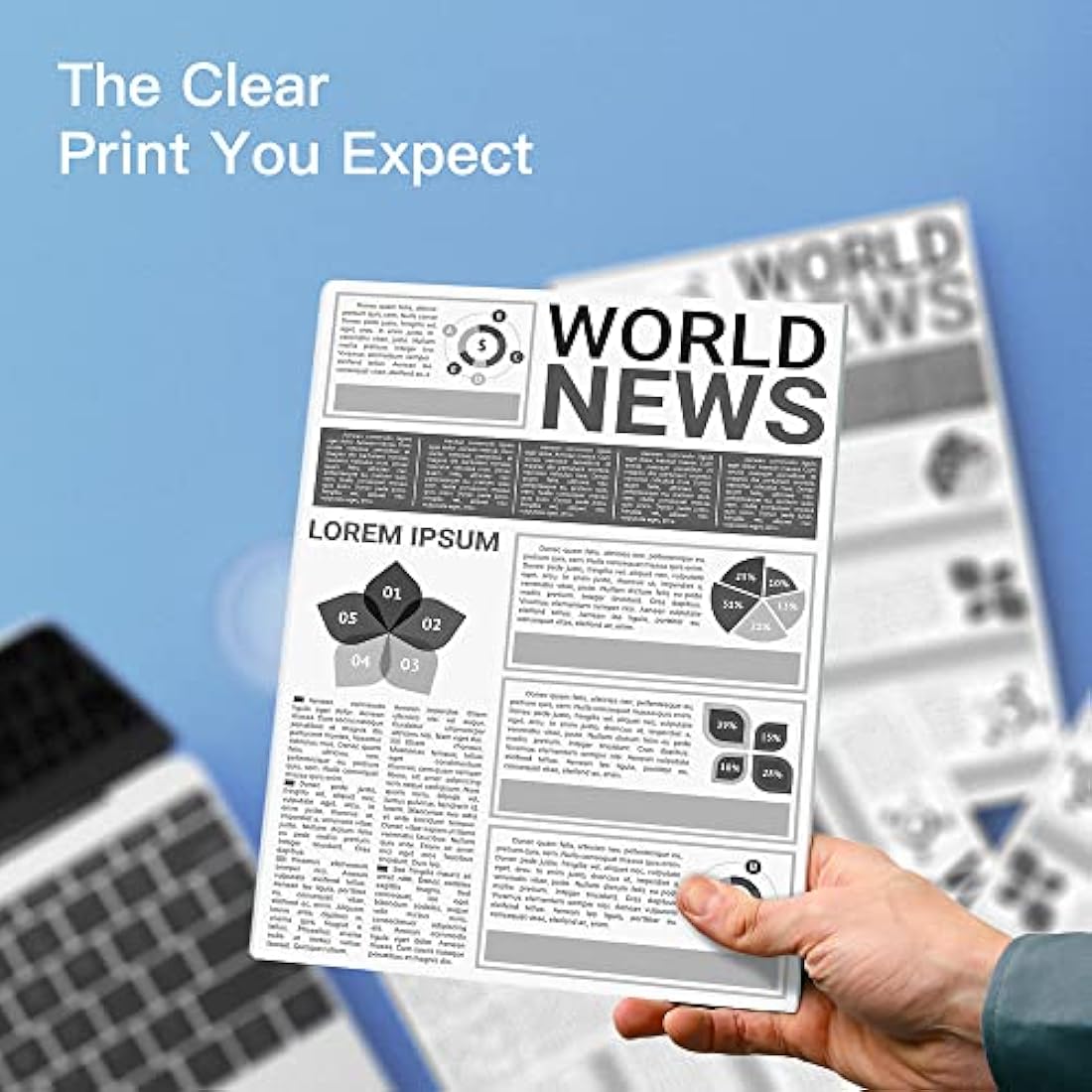 GPC Image(With Chip 59A CF259A Black Toner Compatibel for HP 59X CF259X for Laserjet Pro MFP M428fdw M428dw M428fdn M428 Laserjet Pro M404dn M404dw M404 M404n M304a M304