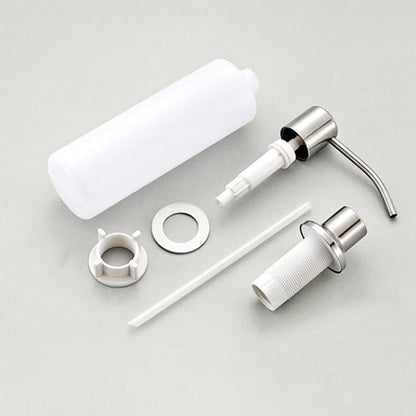 Built in Soap Dispenser for Kitchen Sink, Counter soap Dispenser Refill Countertop Pump Lotion Dispensers for Kitchen Sink(300ml)
