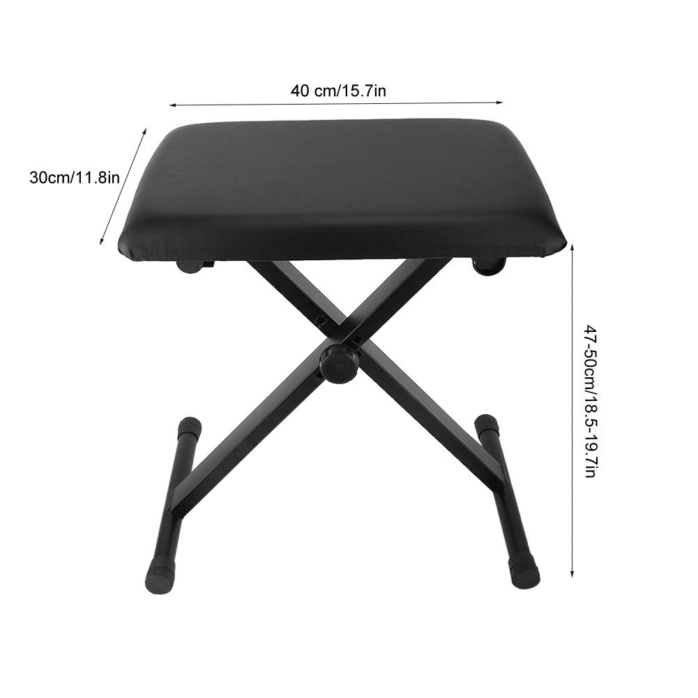 banapoy 3 Gear Height Adjustable Foot Rest, Tattoo Leg Rest Stool with Thick Cushion, Holds Up to 150kg