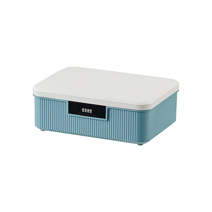 Toolzia Lockable Medicine Storage Box with Combination Lock, Hygienic Medication Storage Organizer Household Security Stash Box Lightweight Storage