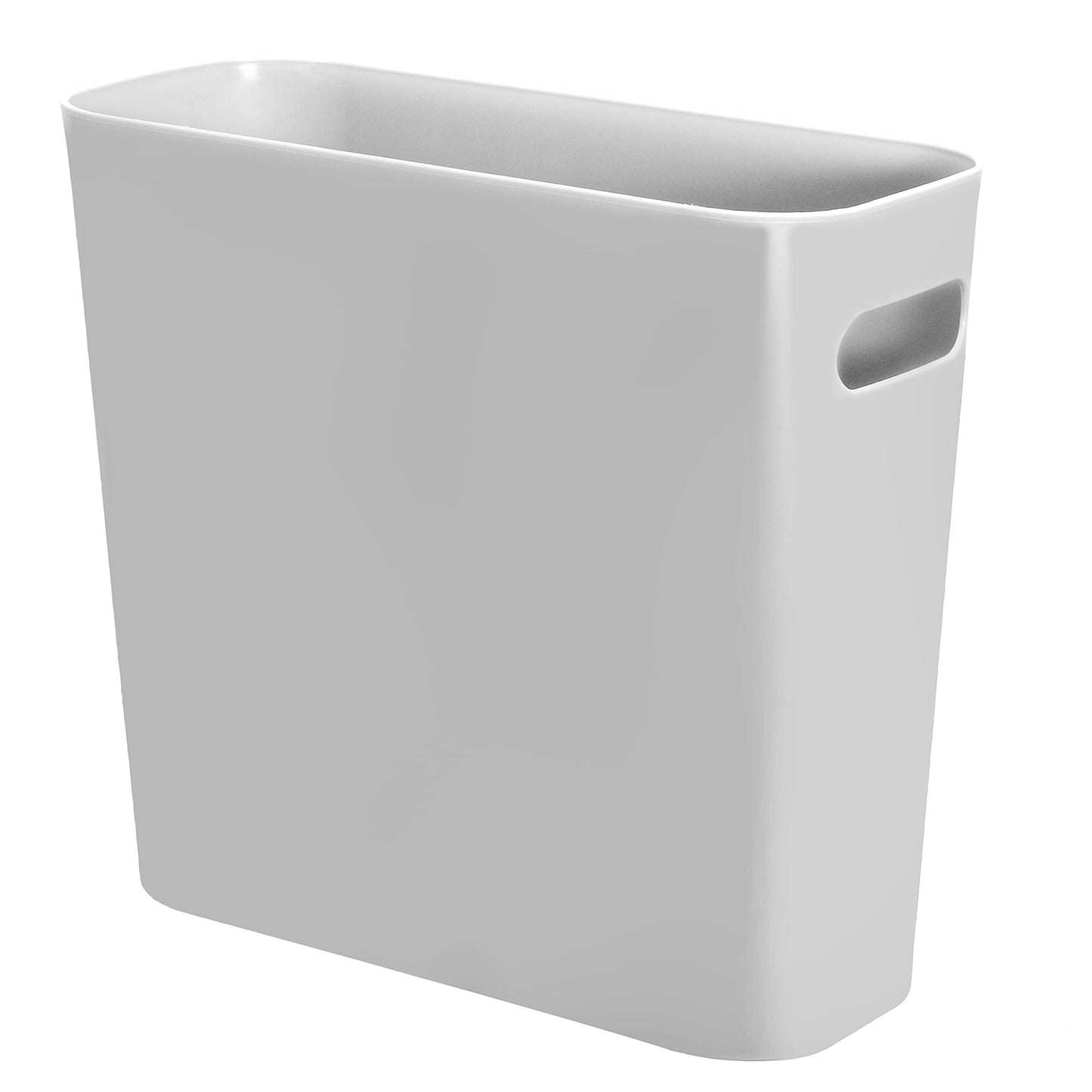 Youngever 5.5L Slim Trash Can, Re-usable 5.5L Plastic Garbage Container Bin, Small Trash Bin with Handles for Home Office, Living Room, Study Room