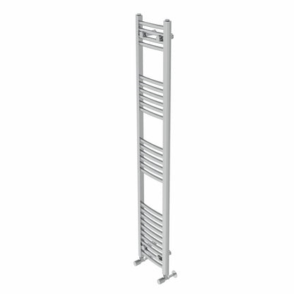 Warmehaus Curved Heated Towel Rail Radiator Ladder Chrome 1600x300mm