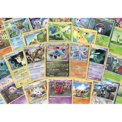 Pokemon 100 Assorted Trading Cards Lot