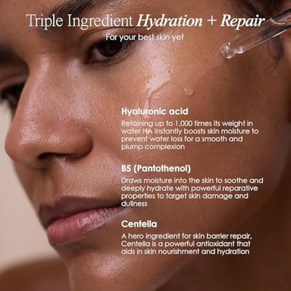 Hyaluronic Acid Serum by Project E Beauty | Anti-Aging for the Face & Eyes | Plumping & Hydrating Facial Skin Care | Removes Dark Spots & Wrinkles | Vitamin C & E | For Dry Skin | 1oz