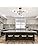 Hudi Fyier Modern Chandelier Light Fixtures, Creative Semi Flush Mount Ceiling Light, Pendant Lighting for Living Room Bedroom Dining Room Kitchen Office (6-Light)