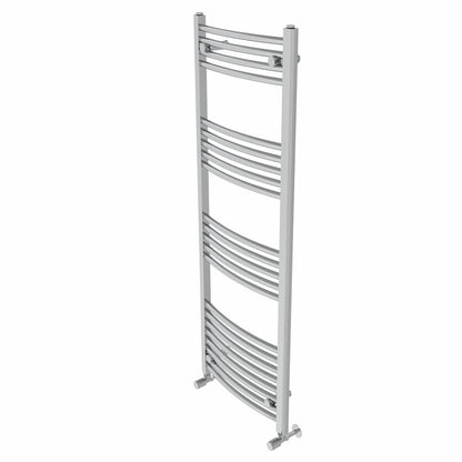 Warmehaus Curved Heated Towel Rail Chrome Radiator 1400x500mm