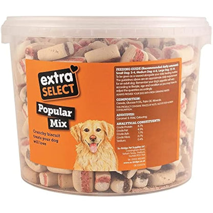 Extra Select Popular Mix Dog Treat Biscuits, 3 Litre
