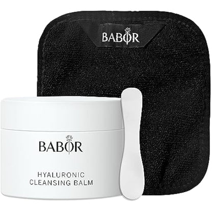 BABOR Hyaluronic Cleansing Balm for sensitive skin, Deep-acting facial cleanser for gentle cleansing, With hyaluron, 1 x 150 ml