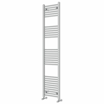 NRG Straight Chrome Bathroom Heated Towel Rail Radiator 1800x400mm