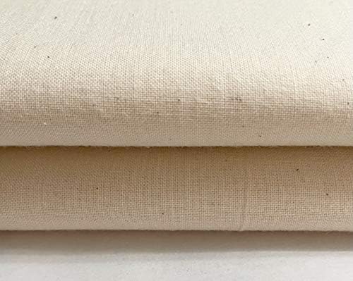 100% Cotton Natural Calico Unbleached Craft Fabric - Medium Weight - 160CM Extra Wide (10 Metre)…