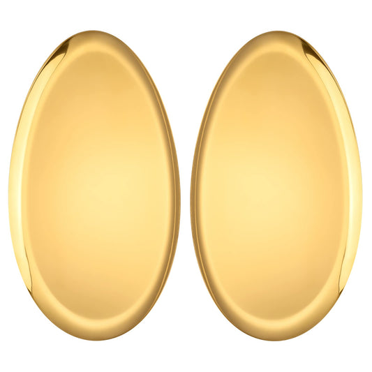 2 Pcs Olive Shaped Large Gold Stainless Steel Tray - Versatile Organiser for Jewellery, Makeup, Candle & Display - Ideal for Dressing Table, Coffee