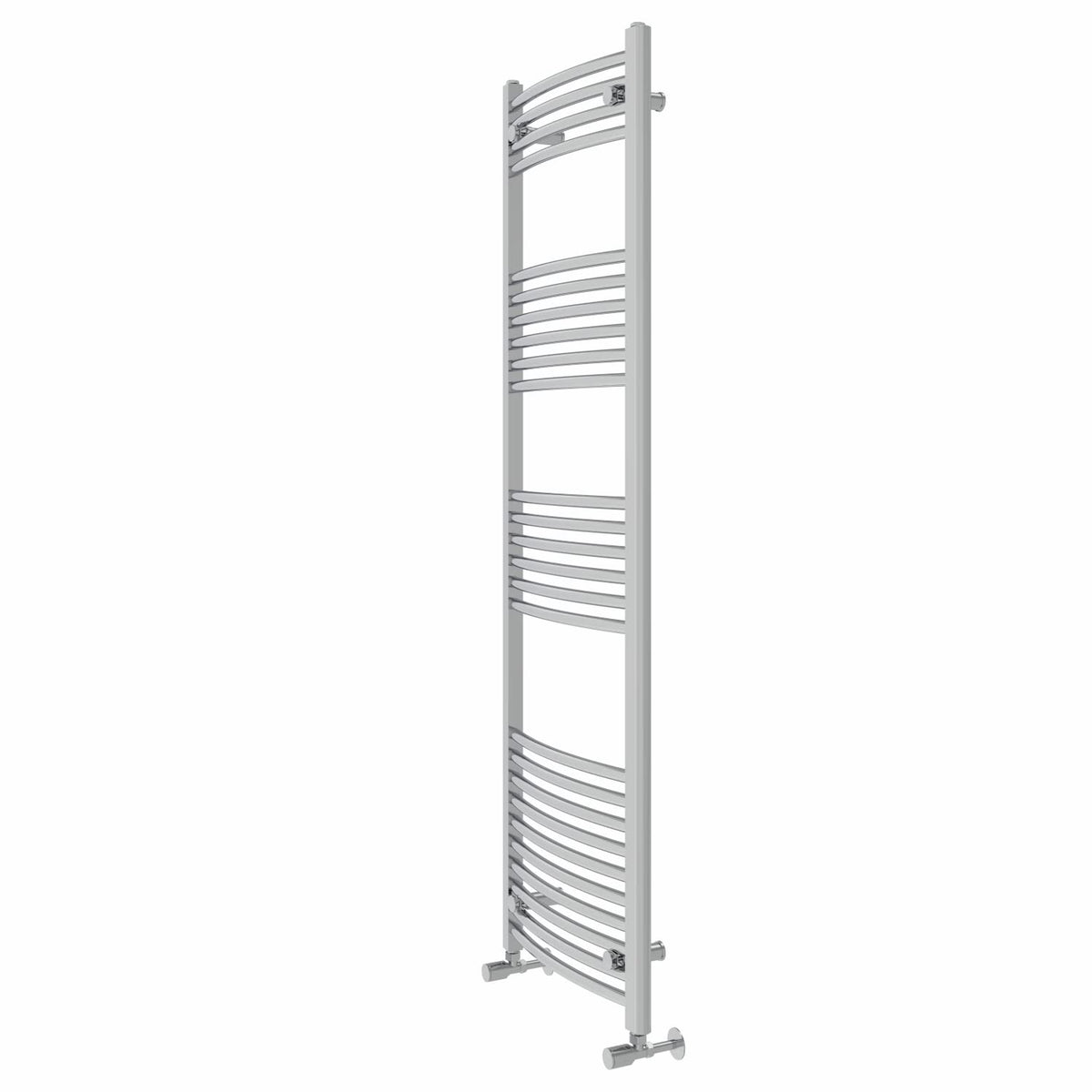 Warmehaus Curved Heated Towel Rail Chrome Radiator 1600x500mm