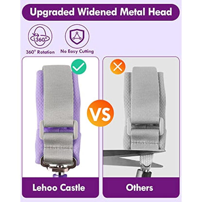 Lehoo Castle Baby Reins Anti Lost Wrist Link,Toddler Reins with Lock for Walking, Child Safety Harness Walking Leash for Children Boys and Girls (Purple)