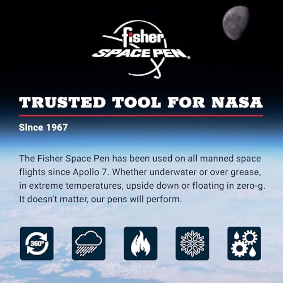Fisher Bullet Space Pen - Matte Black