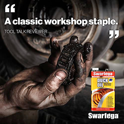 Swarfega Duck Oil Multi-Purpose Lubricant, Rust Protector, Releases Rusty Bolts, Light Degreaser, Silicone Free, 5L Can