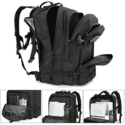 G4Free 50L Tactical Backpack Army Military Bag Water Resistant Molle Rucksack for Outdoor Fishing Hiking Camping Trekking Hunting Travelling