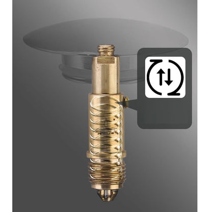 Westspark 2 Pcs Replacement Sink Basin Bath Pop Up Click Clack, Brass Plug Bolt Assembly Bathroom Sink Plug for Most Bathroom Bathtub Sink Drain
