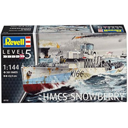 Revell 05132 Flower Class Corvette HMCS Snowberry 1:144 Scale Unbuilt/Unpainted Plastic Model Kit