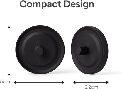 Relsy Black Oral-B Compatible Electric Toothbrush Holder for Bathroom, Aluminum Black Oral B Toothbrush Holder With Hygienic Drip Capture Stops