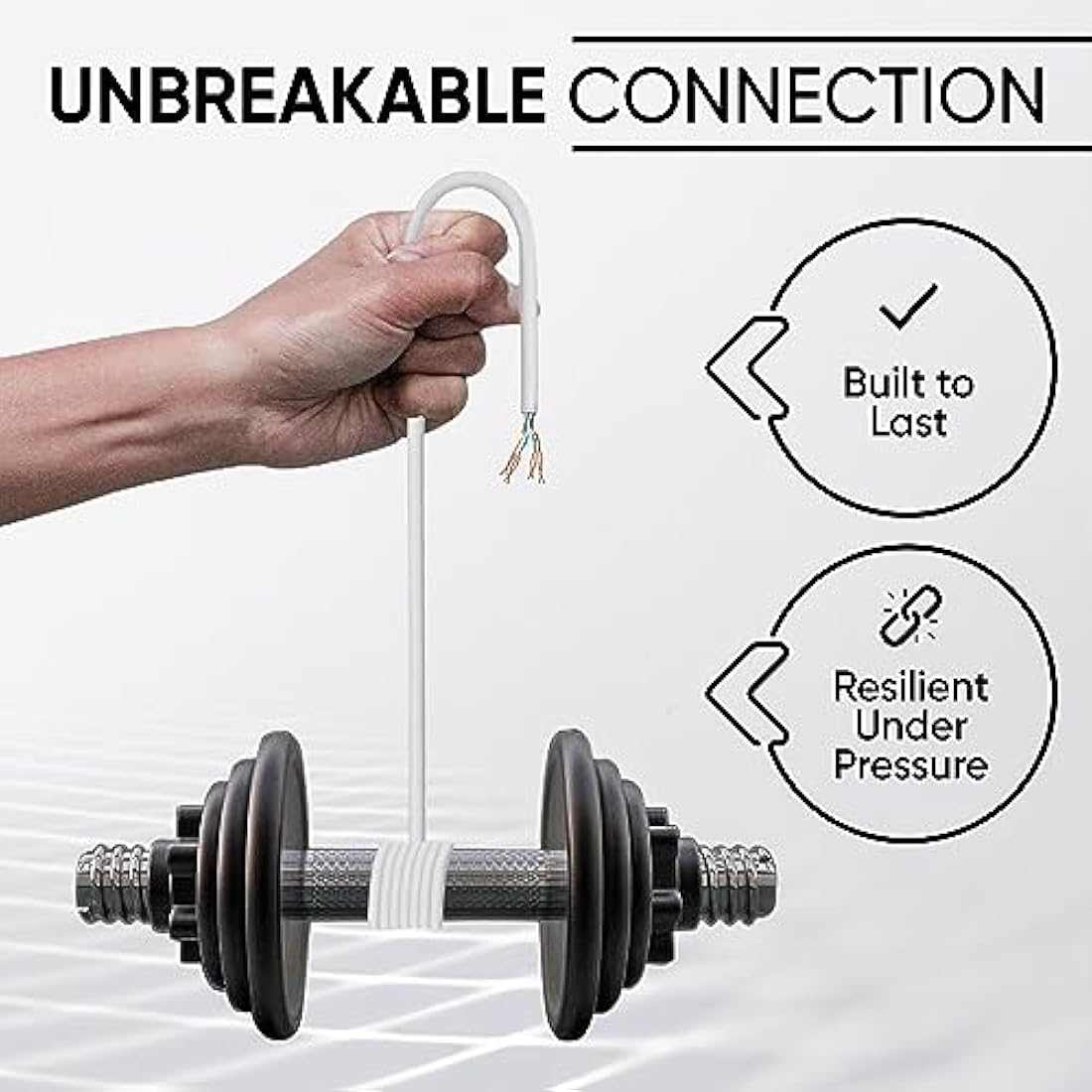 Mr. Tronic Bulk Cat 6 Ethernet Cable 305m, High Speed LAN Ethernet Network Cable, 305m Bulk Cat6 Internet 1 Gbps, 250 MHz, ADSL AWG24, UTP CCA (305 Meters, Grey)