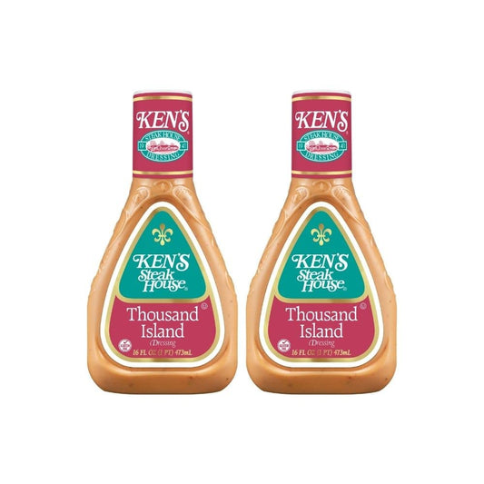 Ken's Steak House Thousand Island Salad Dressing 16 Oz (Pack of 2) by Ken's Steak House
