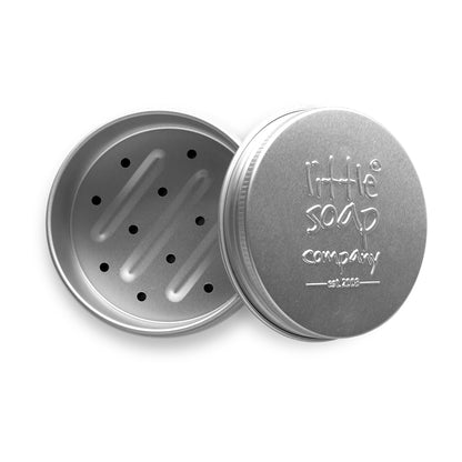 Little Soap Company Naturals Mini Soap Storage Tin for 50g Bars, Travel