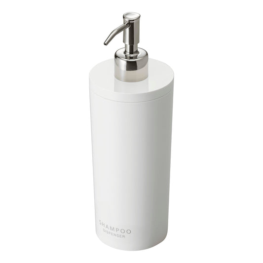 Yamazaki Dispenser, Stainless Steel,Abs,Resin, White, Round