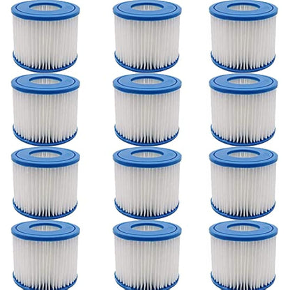SUDS-ONLINE Compatible Bestway Filter Cartridge VI Replacement FOR Miami, Vegas, Monaco, Palm Springs 6 x Twin Pack