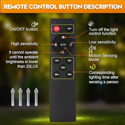 150W Security Lights with PIR Motion Sensor,IR Remote Control,15000LM 6500K Super Bright LED Floodlights Outdoor,IP65 Waterproof Spotlight,Ultra Thin Wall Lights for Garden Garage Yard Doorways-2 Pack