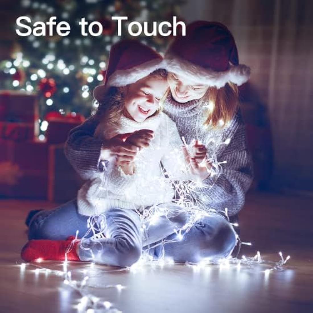 Ollny 30m 300 LED Fairy Lights Mains Powered, Outdoor Waterproof String Light with Remote/Plug/Modes/Timer, Bright Cool White Lighting Outside Indoor Garden Tree Party Wedding Decorations