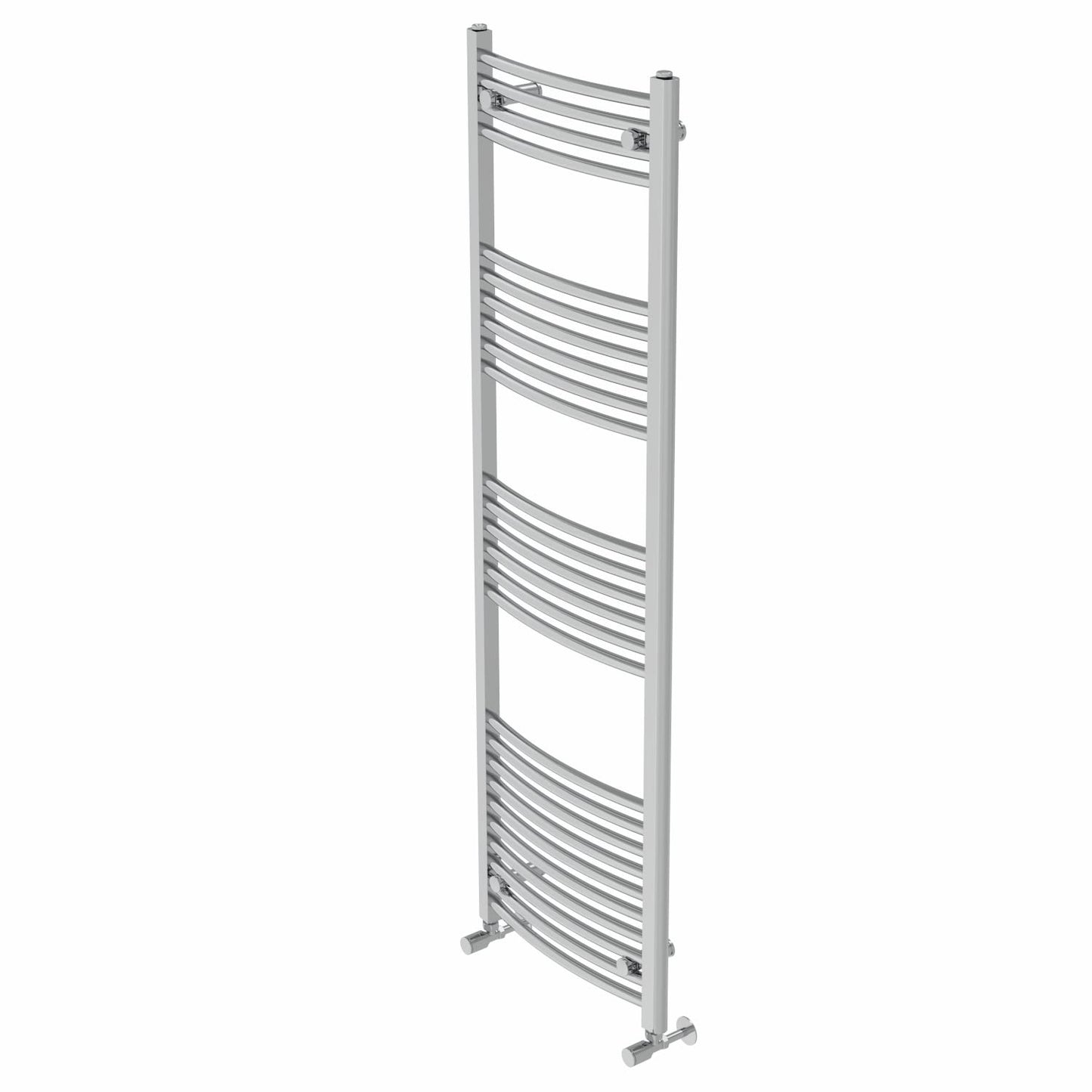 Warmehaus Curved Heated Towel Rail Chrome Radiator 1600x500mm