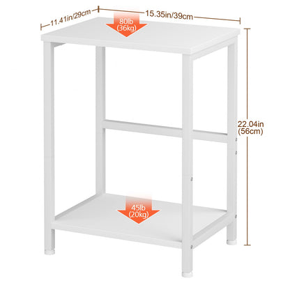AMHANCIBLE Side Tables Set of 2, Bedside Tables, Coffee Table living room