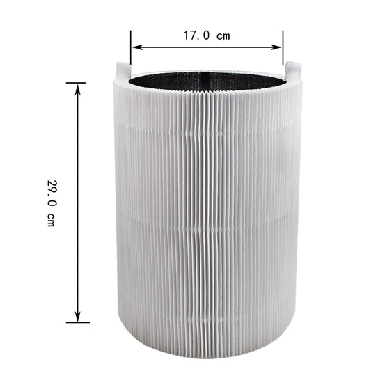 Fre.Filtor 2-pcs Replacement Carbon HEPA Filters & 2-pcs Fabric Pre-Filter for Blueair Blue Pure 411 / Blue 3210 / Joy S Air Purifiers