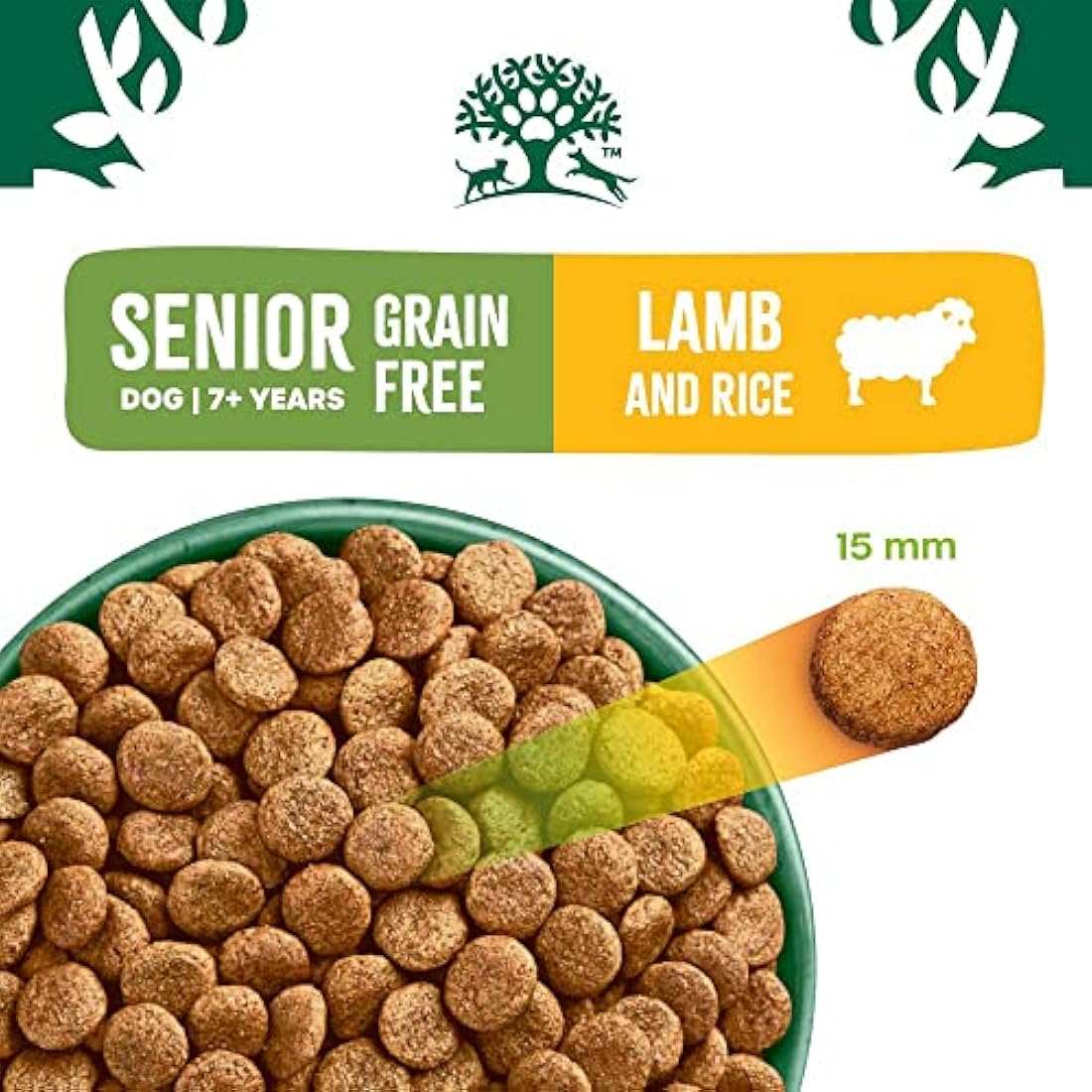 James Wellbeloved Complete Dry Senior Dog Food Lamb and Vegetables, 10 kg