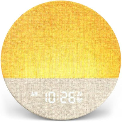 Dreamegg Sunrise 1 - Sunrise Alarm Clock, White Noise Machine with 29 Sounds, Wake Up Light Alarm Clock with 5 Wake up Sounds, 9 Dimmable Night Lights, Snooze, Customizable Sleep Routines for Adults