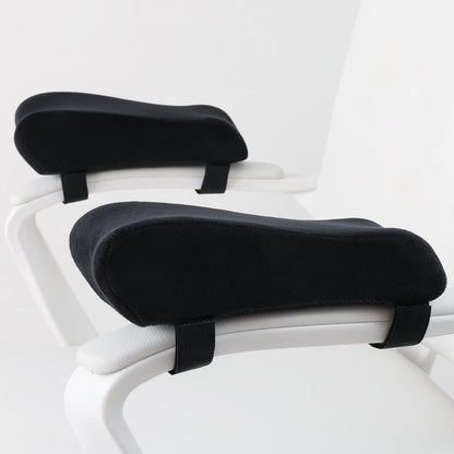 LargeLeaf Chair Ergonomic Armrest Pads Elbow Pillow Pressure Relief Office Chair Gaming Chair armrest with Memory Foam armrest Pads 2-Piece Set of