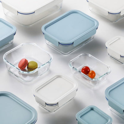 LocknLock The Clear 500ml Airtight Food Storage Glass Container & Lid, BPA Free, Airtight & Leakproof, Oven/Microwave/Freezer/Dishwasher Safe