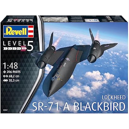 Revell 04967 Lockheed SR-71 A Blackbird 1:48 Scale Unbuilt/Unpainted Plastic Model Kit